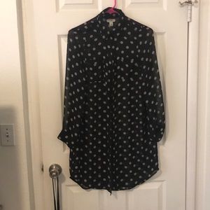 2 for $10 Old navy sheer button up blouse